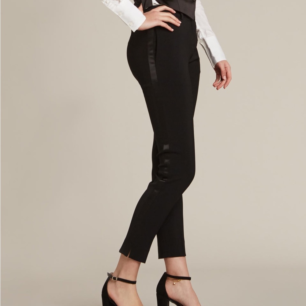 Little Black Tux Black Ultra Slim Fit Tuxedo Pants size 4